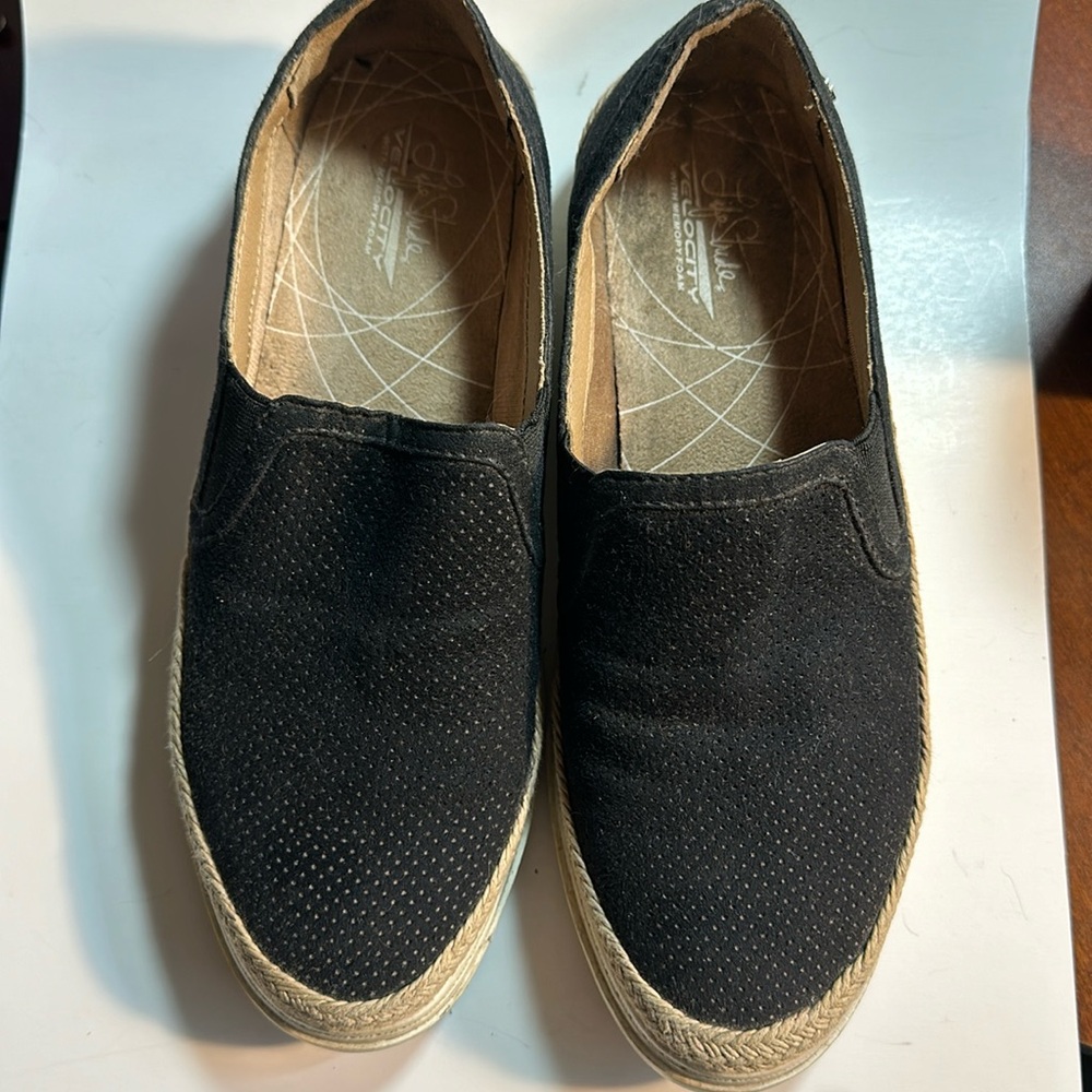 LifeStride Velocity Memory Foam Loma 2 Black Slip On Size 6M
